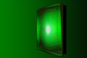  explosion, metall spiegel plexiglas led computergesteuert, ankauf mak museum für angewandte kunst, köln, 2015