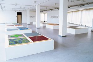 memory, 40 teile mixed media, haus der kultur, waldkraiburg, 1995