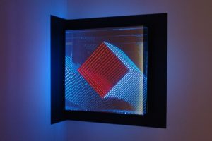 tunnel view 'diamond', plexiglas spiegel led farbwechsel, design miami basel, 2012