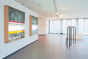 tagebuchnotizen, plexiglas harz metall, haus der kultur, waldkraiburg, 1998