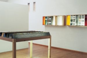 tagebuch, mixed media, galerie hofmeisterhaus, 1997