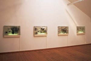 landscape in plastic, 4 harzblöcke, galerie hofmeisterhaus, 2000