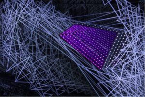  fractal, metall spiegel plexiglas led licht, bildrecht, wien, 2015