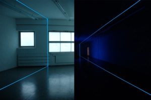 balance, leuchtfolie und inverter, kunstverein ravensburg, 2004