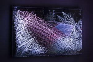 fractal, metall spiegel plexiglas led licht, bildrecht, wien, 2015