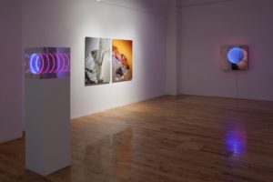  tube (150x40x40cm) + cliffs + tunnel view 'down under', light sensitive, de buck galerie, new york, 2011
