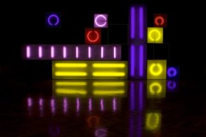 replaced, 12 aluminiumleuchtkästen wandfarbe und kontaktunterbrecher, stadtgalerie klagenfurt, 2008/09