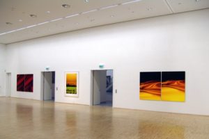  red + shift + schwarz rot gold, edition 03, laserchrome auf aluminium-dibond mit diasec face, berlinische galerie mit spectral, berlin, 2005