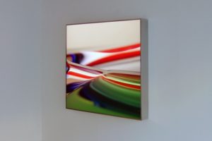 organic colour, leuchtkasten edelstahl poliert laserchrome grossdiapositiv, patrick heide contemporary, london, 2008