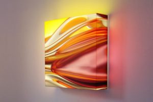 light block, dia in plexiglas led-licht, galerie bernd a. lausberg, toronto, 2010