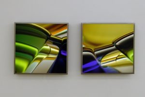 macro landscape, edelstahl-leuchtkästen laserchrome diapositiv, 2004