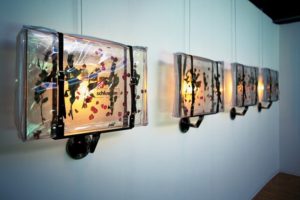 beauty in plastic (detailansicht), 6 harzblöcke, pasinger fabrik, münchen, 2001