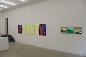 chromatic plants (blue) | chromatic impulse, aluminium-dibond mit diasec face + led leuchtkästen farbwechsel, galerie bernd lausberg, düsseldorf, 2006